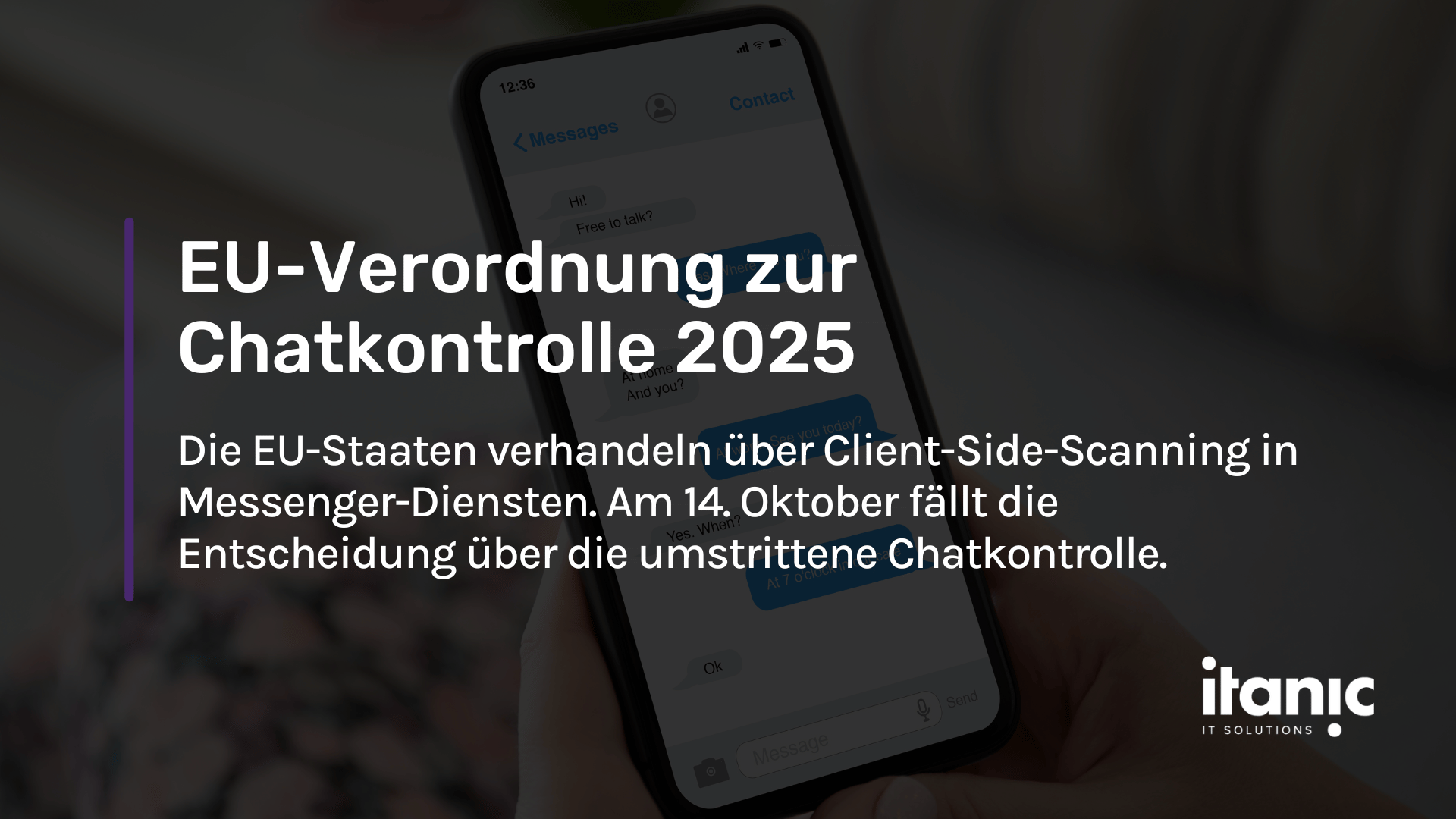 EU-Verordnung zur Chatkontrolle